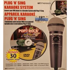 Vintage Emerson MM205S Microphone.Plug-N-Play